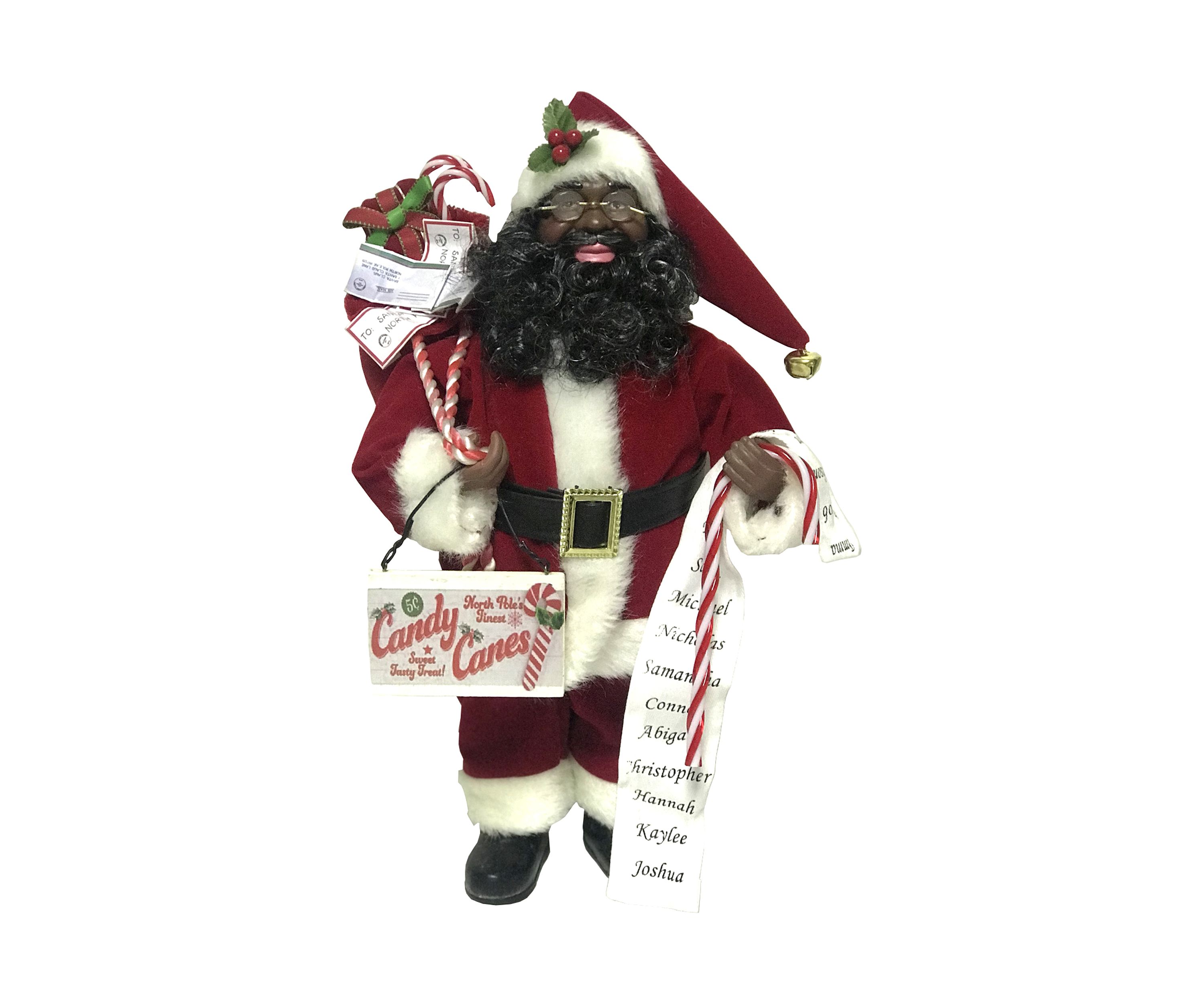 Black Candy Cane Claus