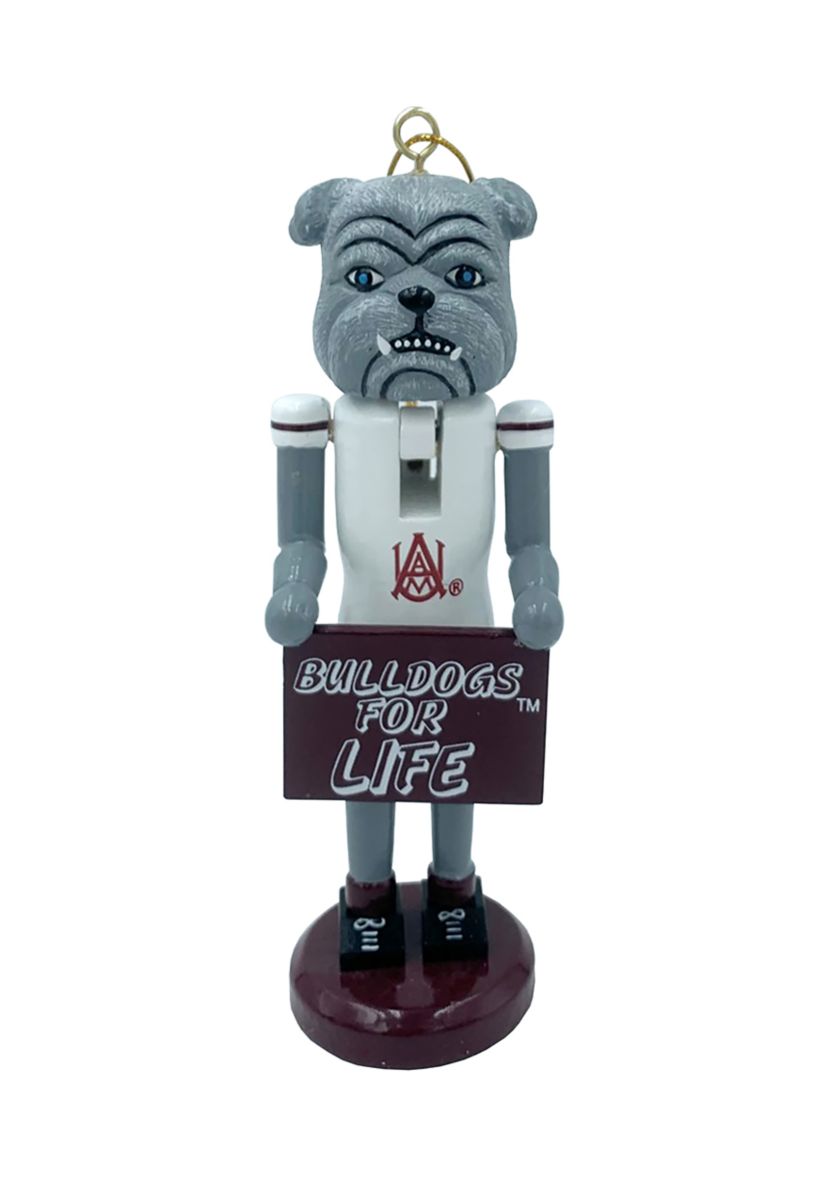 NCAA Alabama A&M Bulldogs 6" Nutcracker Ornament