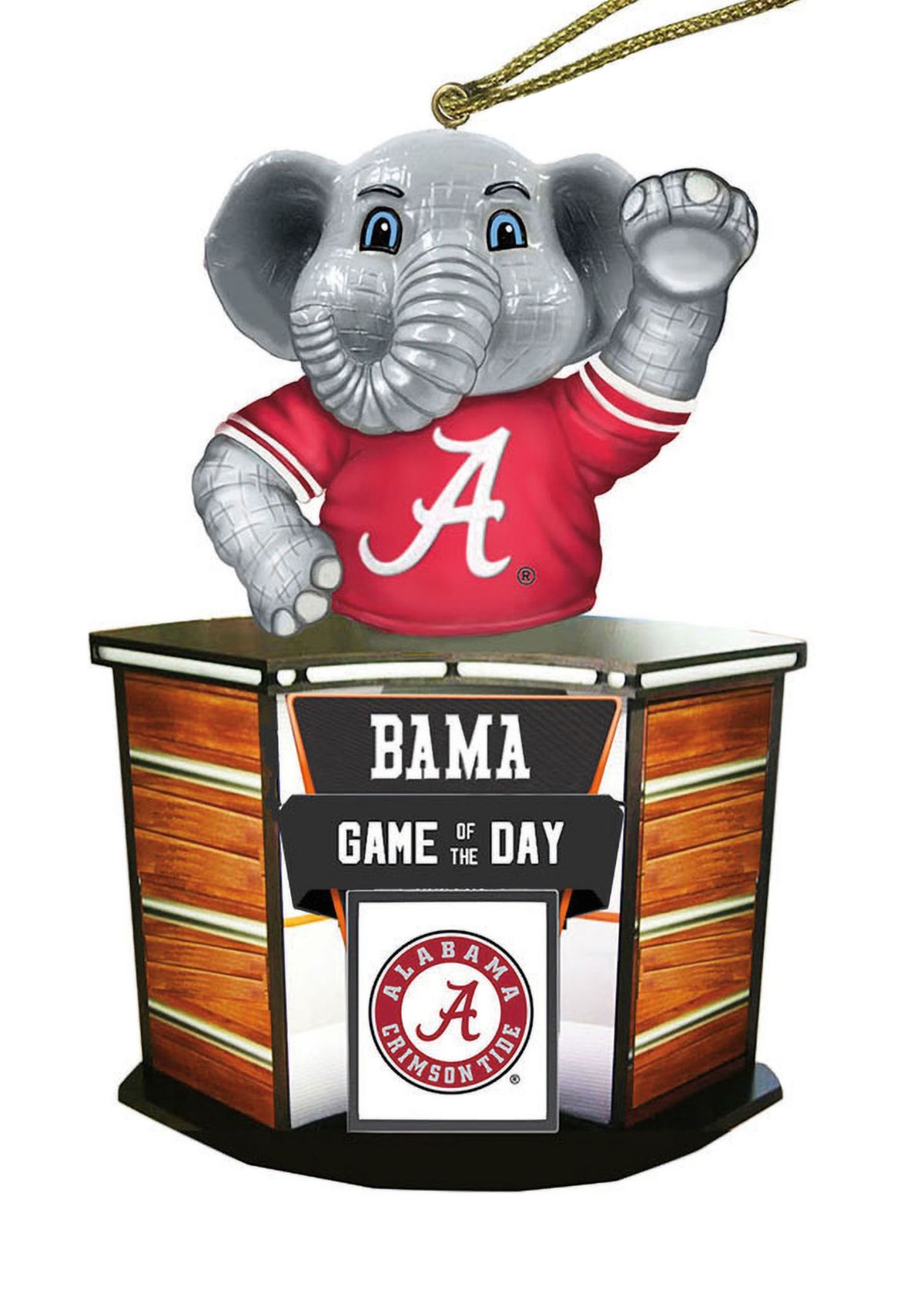 NCAA Alabama Crimson Tide Game of the Day Ornament 