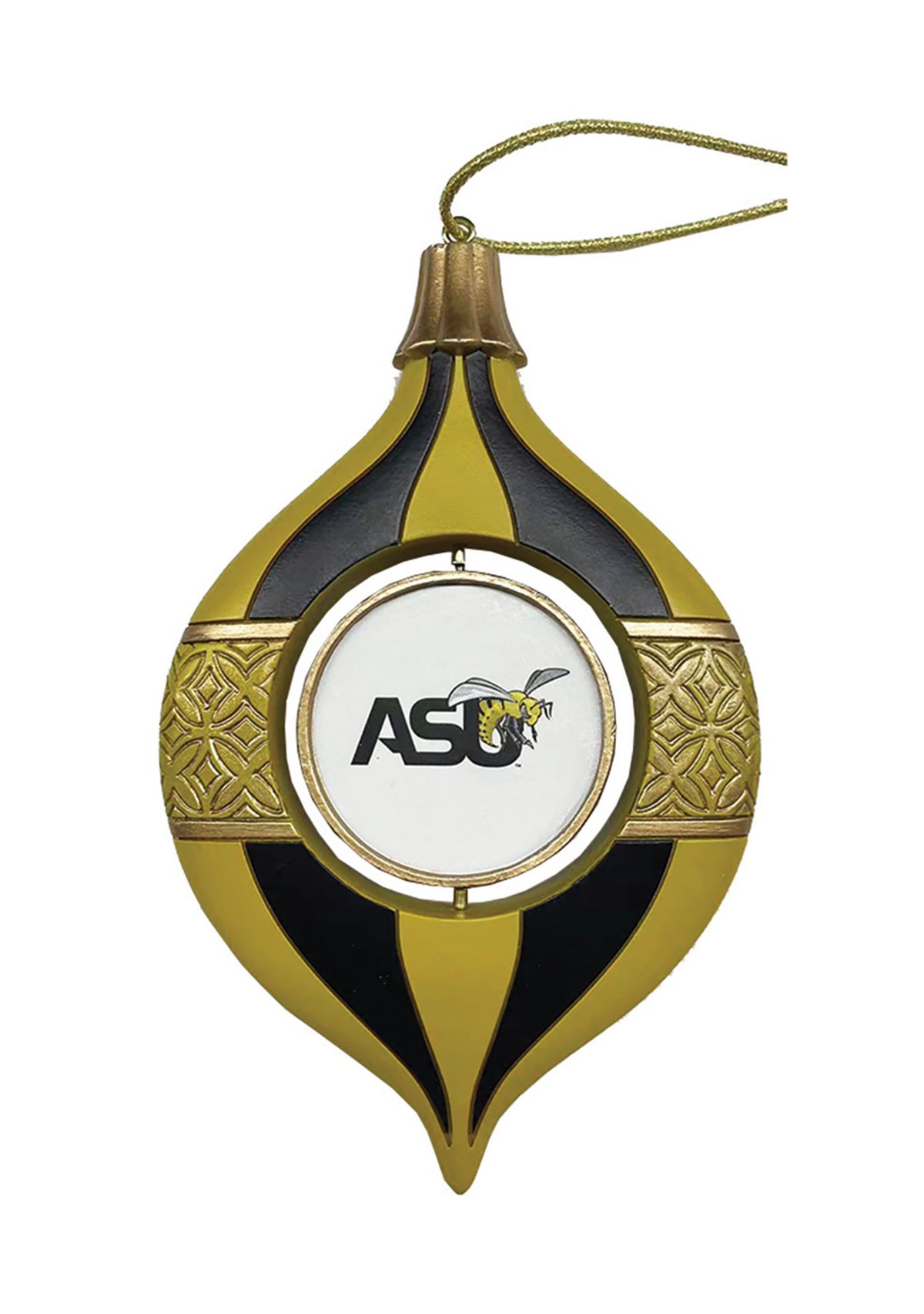 NCAA Alabama State Hornets 5.5" Spinning Bulb Ornament