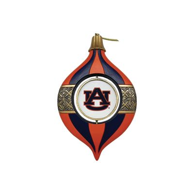 5.5 inch Auburn Spinning Bulb Ornament