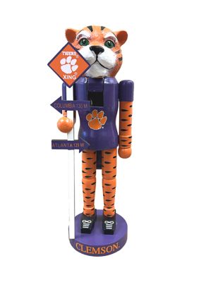  NCAA Clemson Tigers 12 Inch Rivalry Nutcracker 