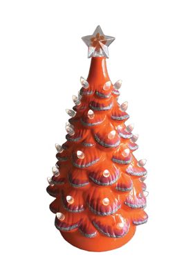 NCAA Clemson Tigers 14 Inch Ceramic Tree 