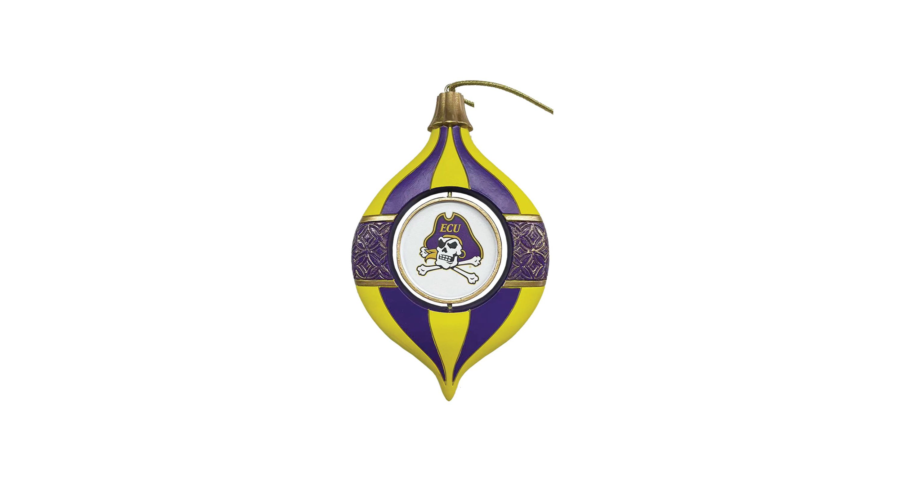 5.5 inch ECU Spinning Bulb Ornament
