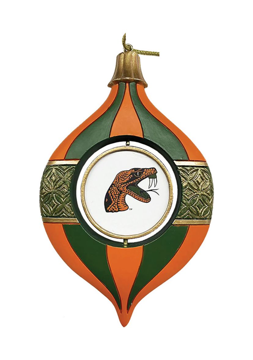 NCAA Florida A&M Rattlers 5.5" Spinning Bulb Ornament