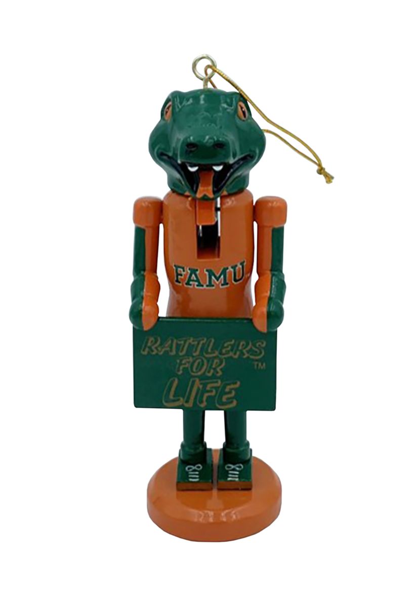 NCAA Florida A&M Rattlers 6" Nutcracker Ornament