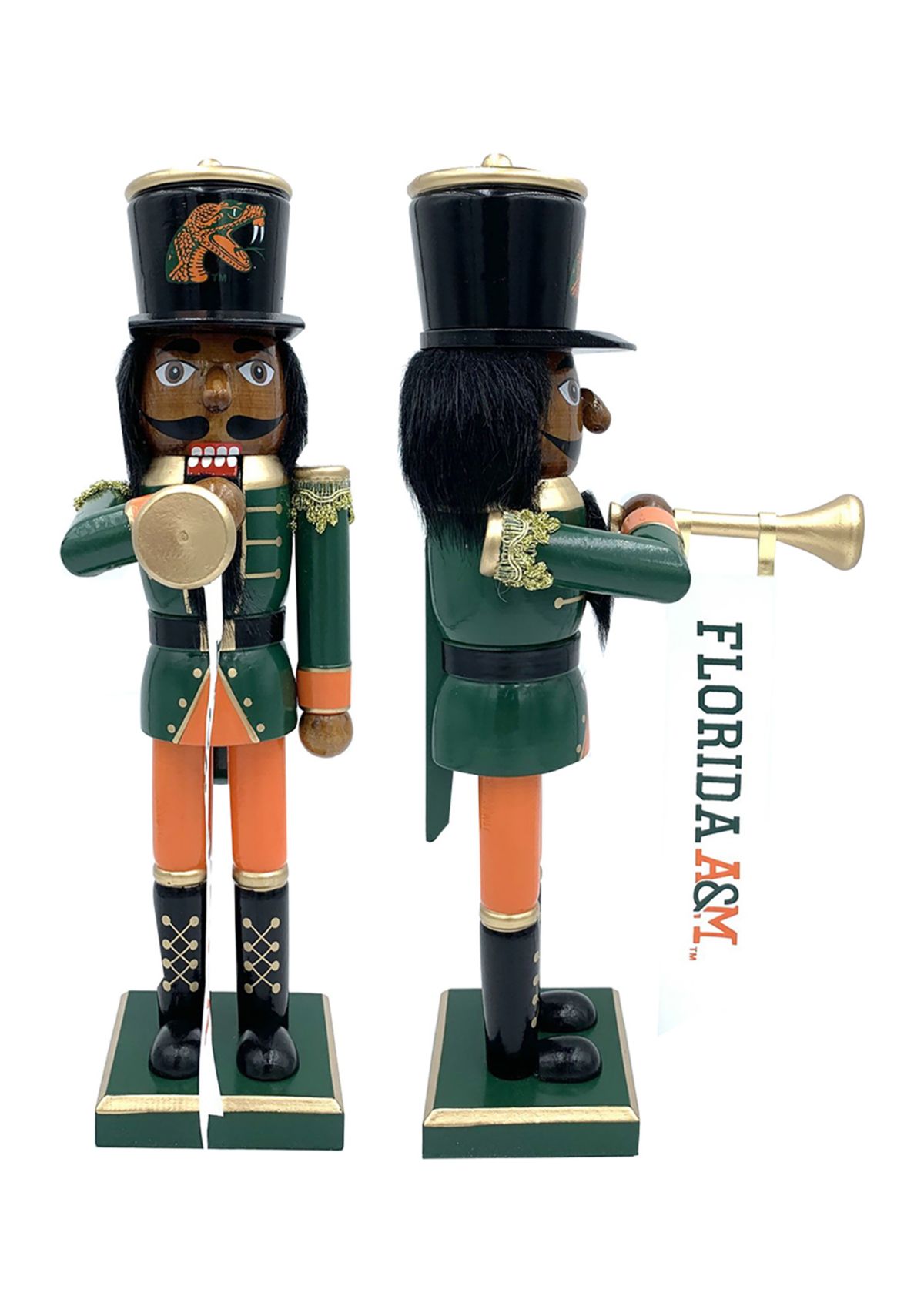 NCAA Florida A&M Rattlers 14" Bugler Nutcracker