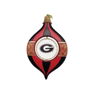 5.5 inch Georgia Spinning Bulb Ornament