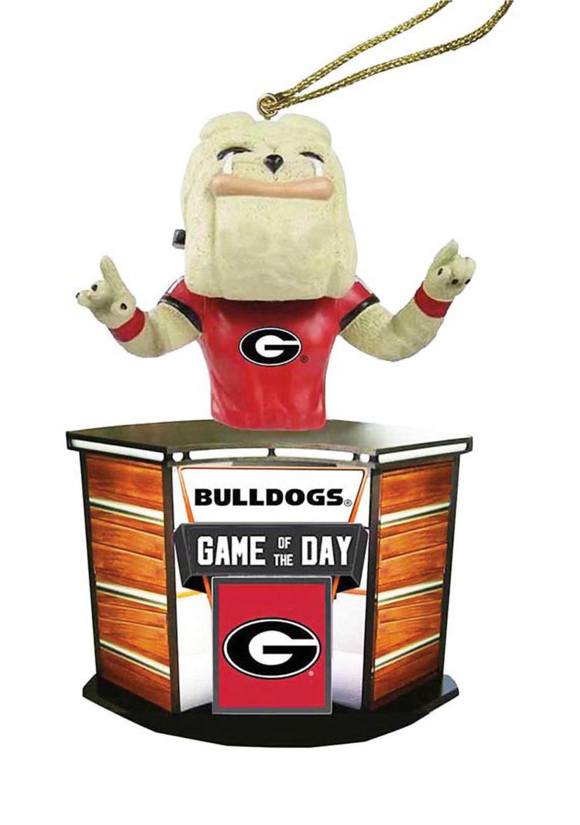 NCAA Georgia Bulldogs  Game of the Day Ornament 