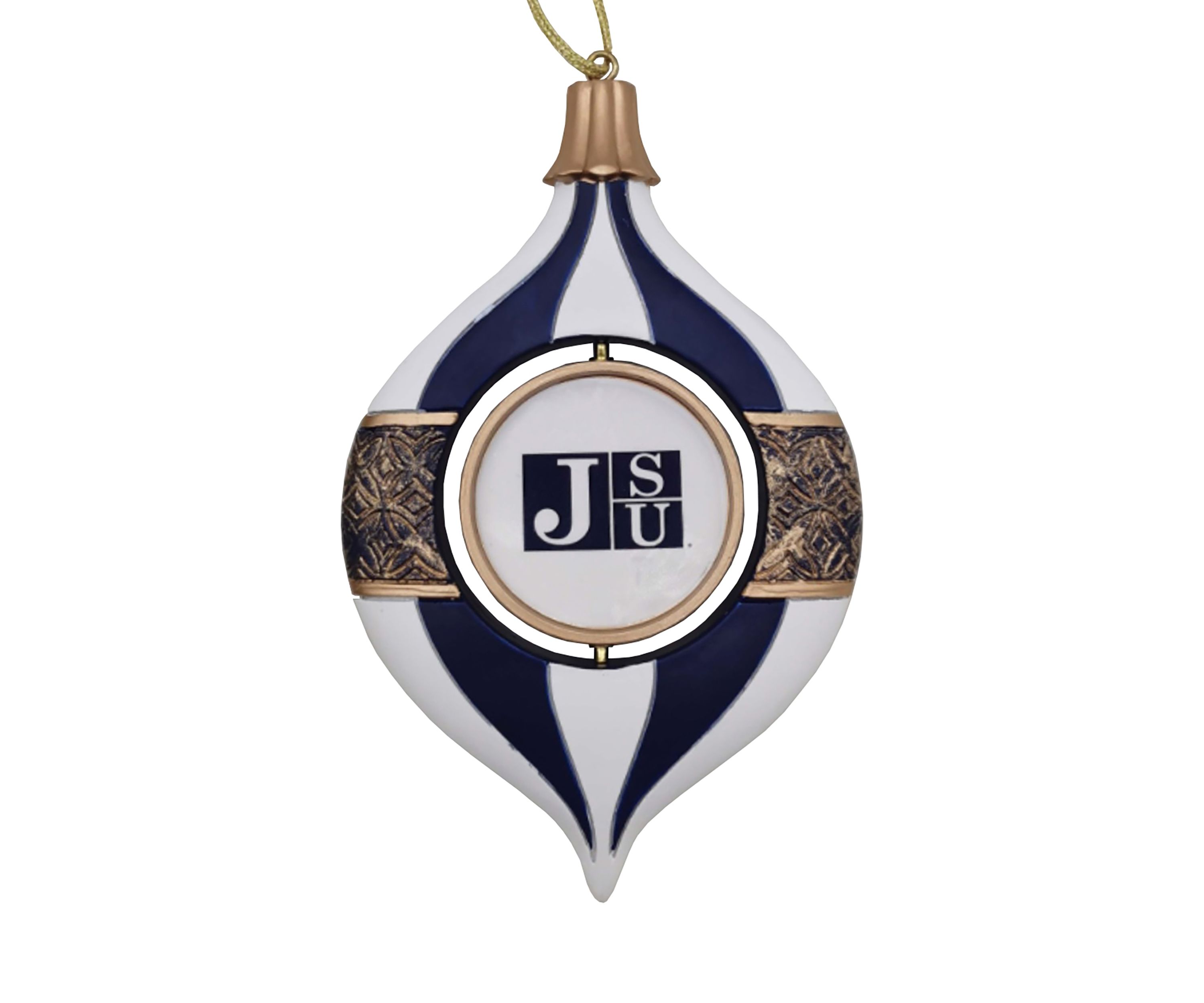 NCAA Jackson State Tigers 5.5" Spinning Bulb Ornament