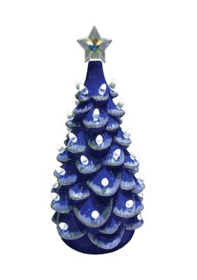 NCAA Kansas Jayhawks 14 Inch Ceramic Tree 