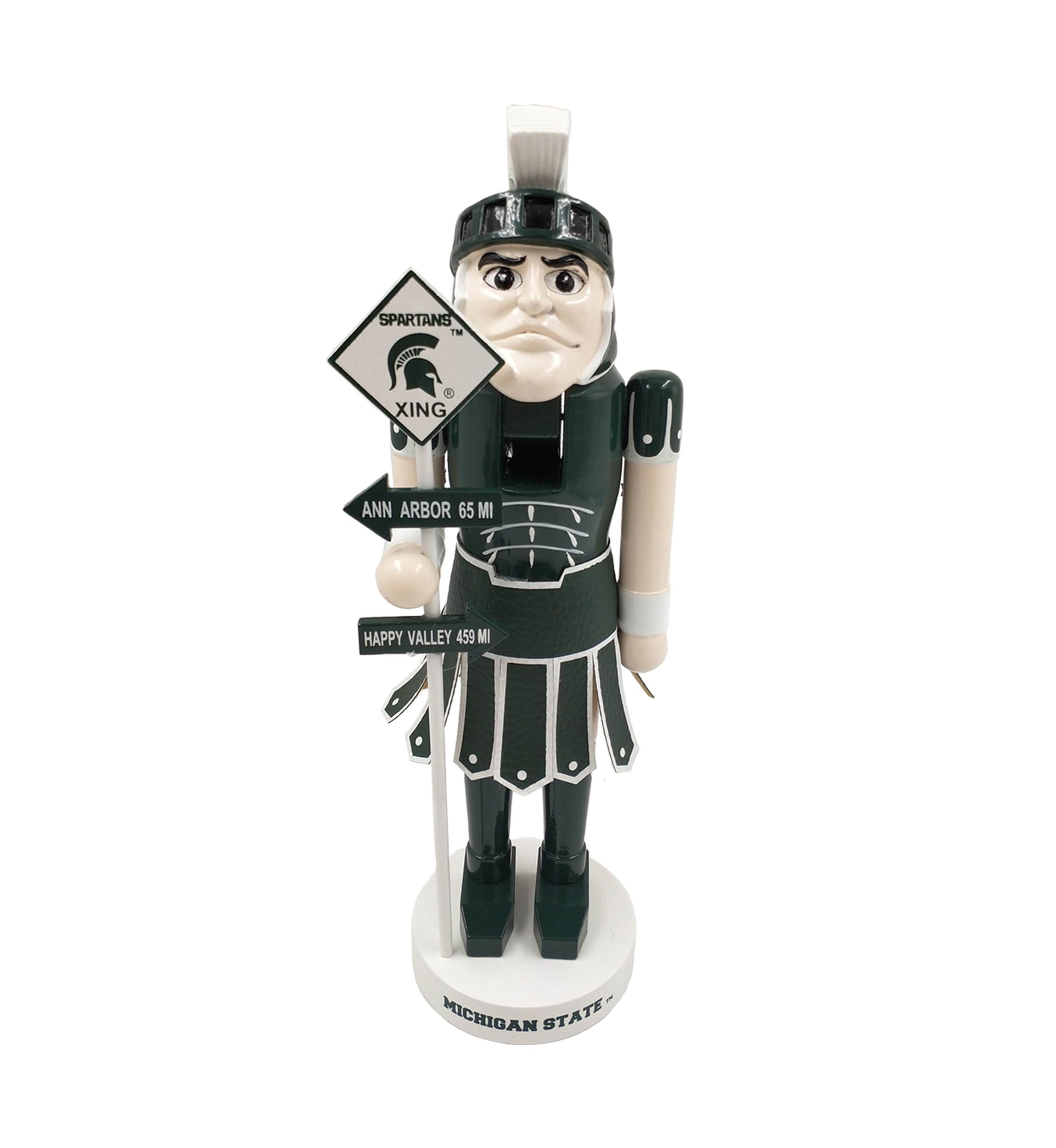  NCAA Michigan State Spartans 12" Rivalry Nutcracker 