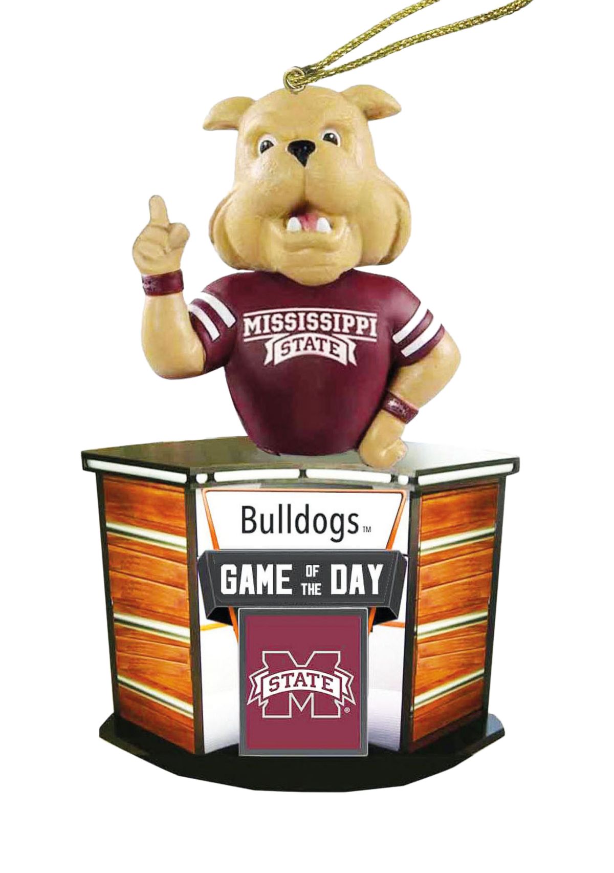 Santa's Workshop Inc NCAA Mississippi State Bulldogs Game of the Day ...