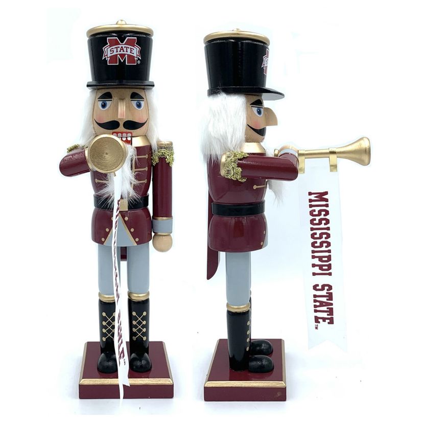 14 inch Mississippi State Bugler Nutcracker