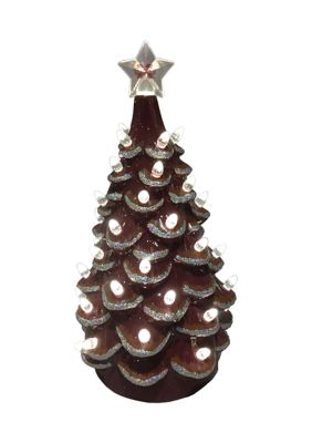 NCAA Mississippi State Bulldogs 14 Inch Ceramic Tree 