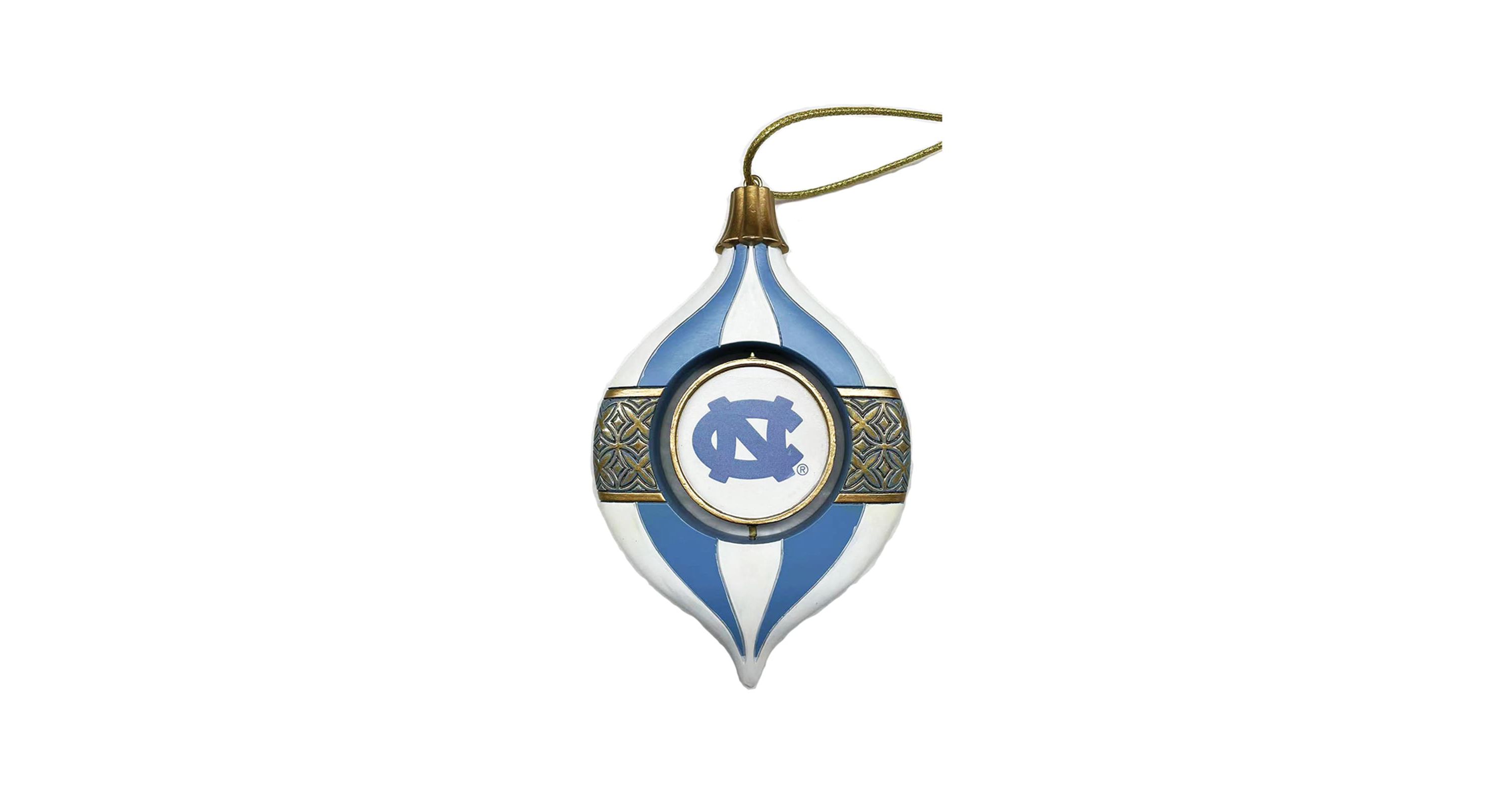 5.5 inch UNC Spinning Bulb Ornament