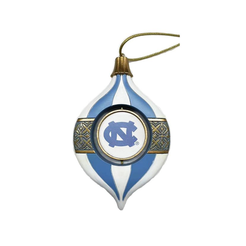 5.5 inch UNC Spinning Bulb Ornament