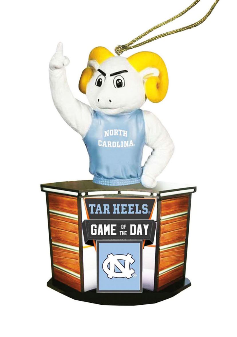 NCAA North Carolina Tar Heels  Game of the Day Ornament 