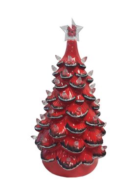 NCAA NC State Wolfpack 14 Inch Ceramic Tree 