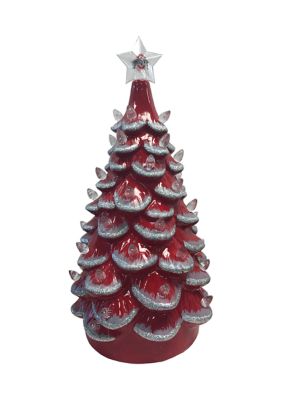 NCAA Ohio State Buckeyes 14 Inch Ceramic Tree 