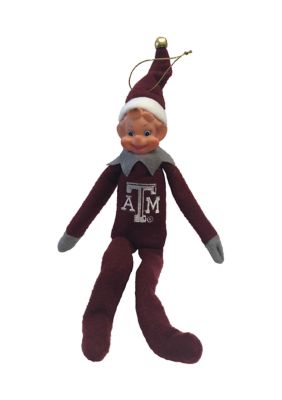 Santa's Workshop NCAA Texas A&M Aggies 12-Inch Elf Ornament | belk