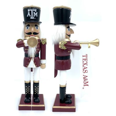 14 inch Texas A and M Bugler Nutcracker