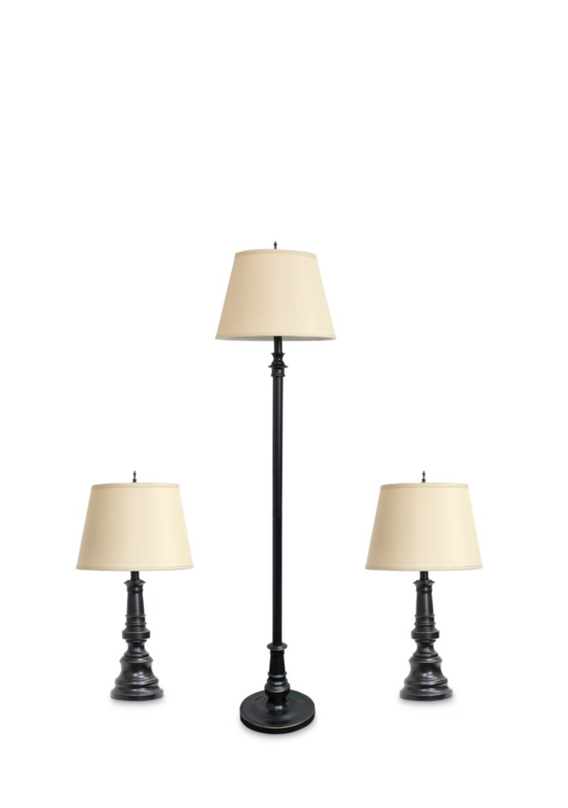 Restoration Bronze Lamp 3-Pack