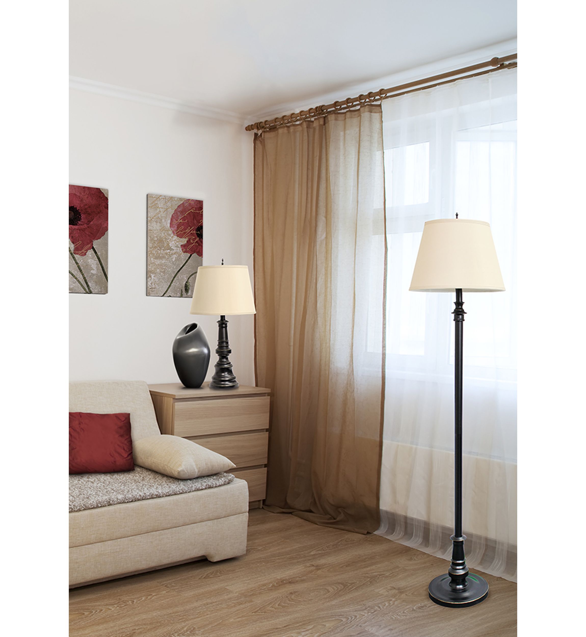 Restoration Bronze Lamp 3-Pack