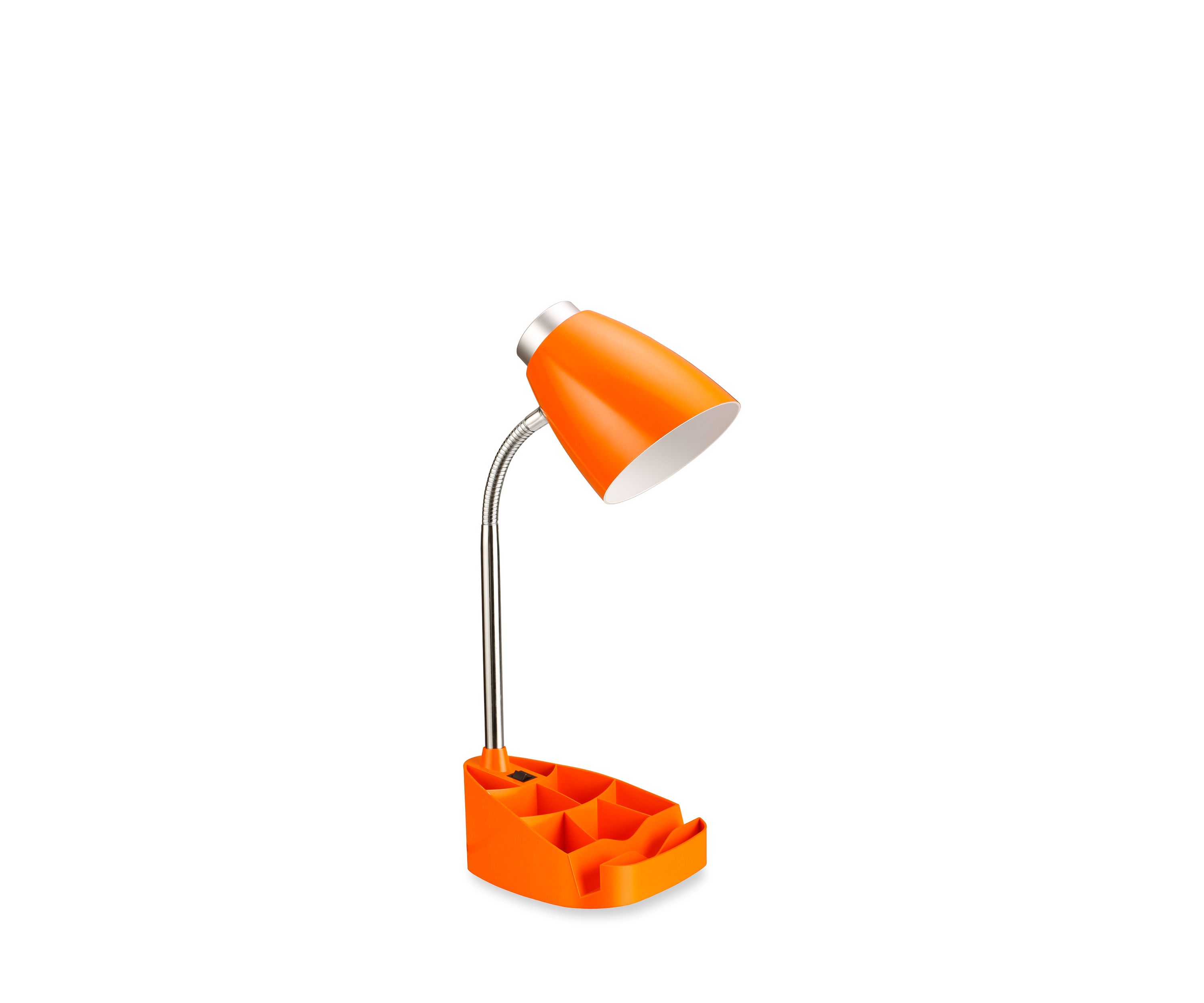Gooseneck Organizer Desk Lamp