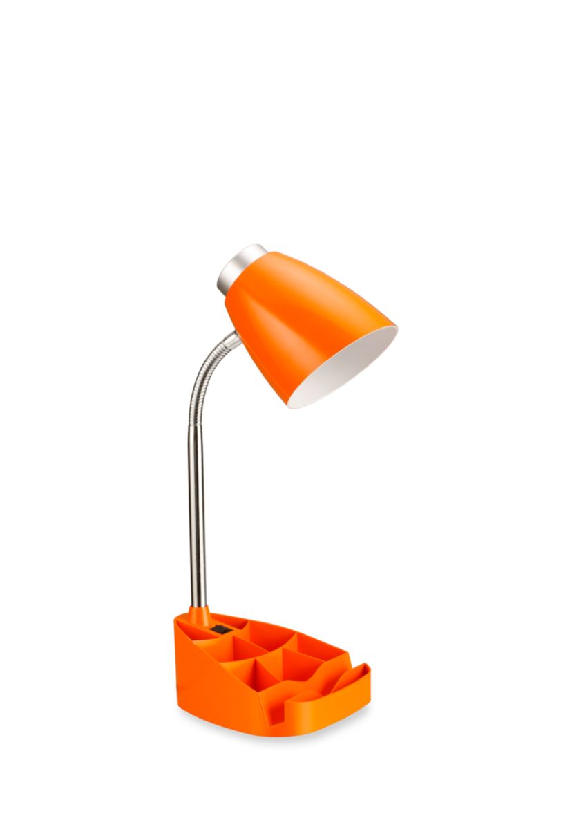 Gooseneck Organizer Desk Lamp