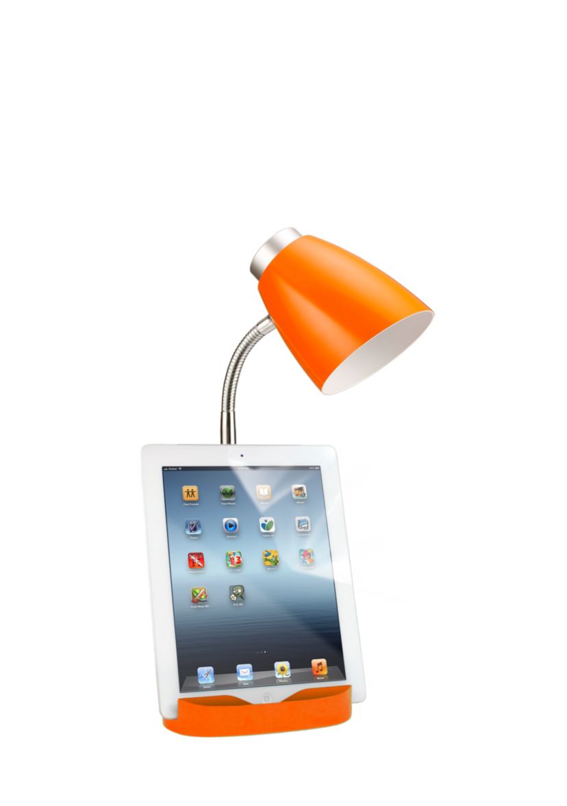 Gooseneck Organizer Desk Lamp