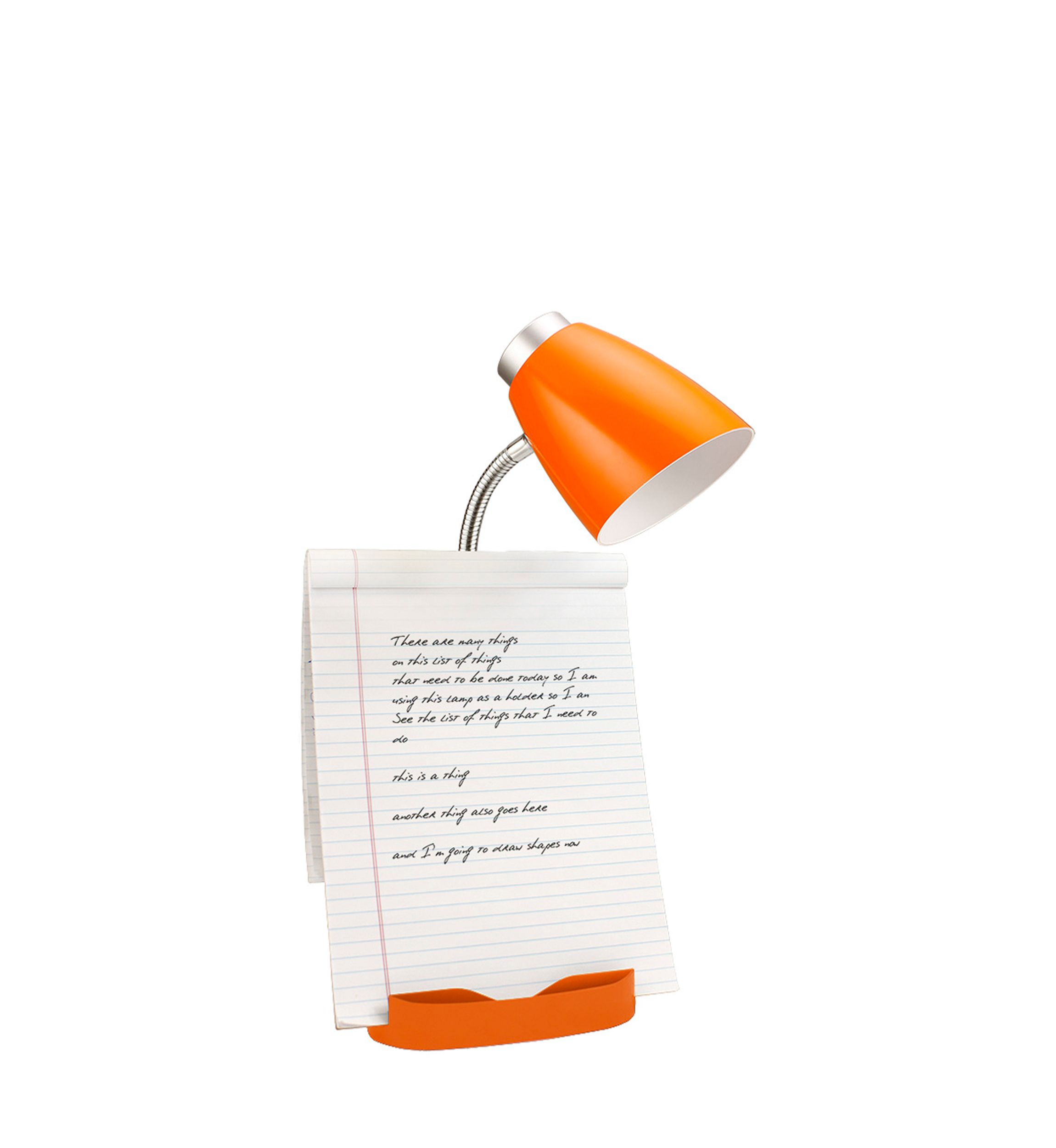 Gooseneck Organizer Desk Lamp
