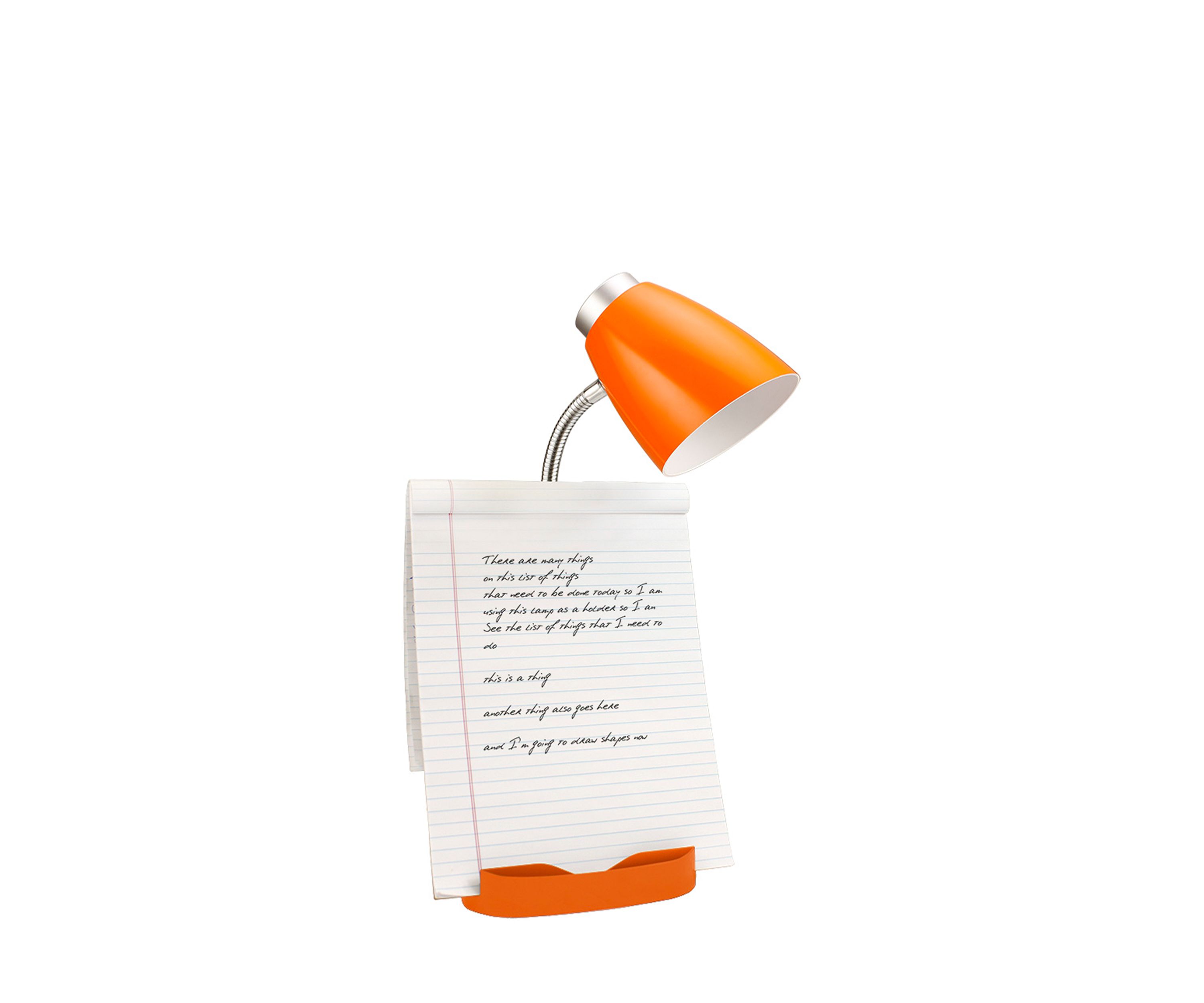 Gooseneck Organizer Desk Lamp