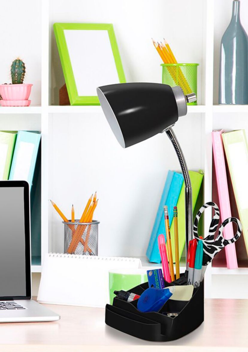 Organizer Desk Lamp Charging Outlet