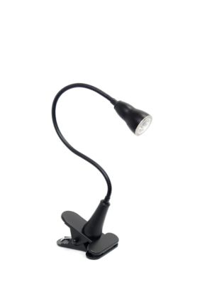 Gooseneck Black Clip Desk Lamp