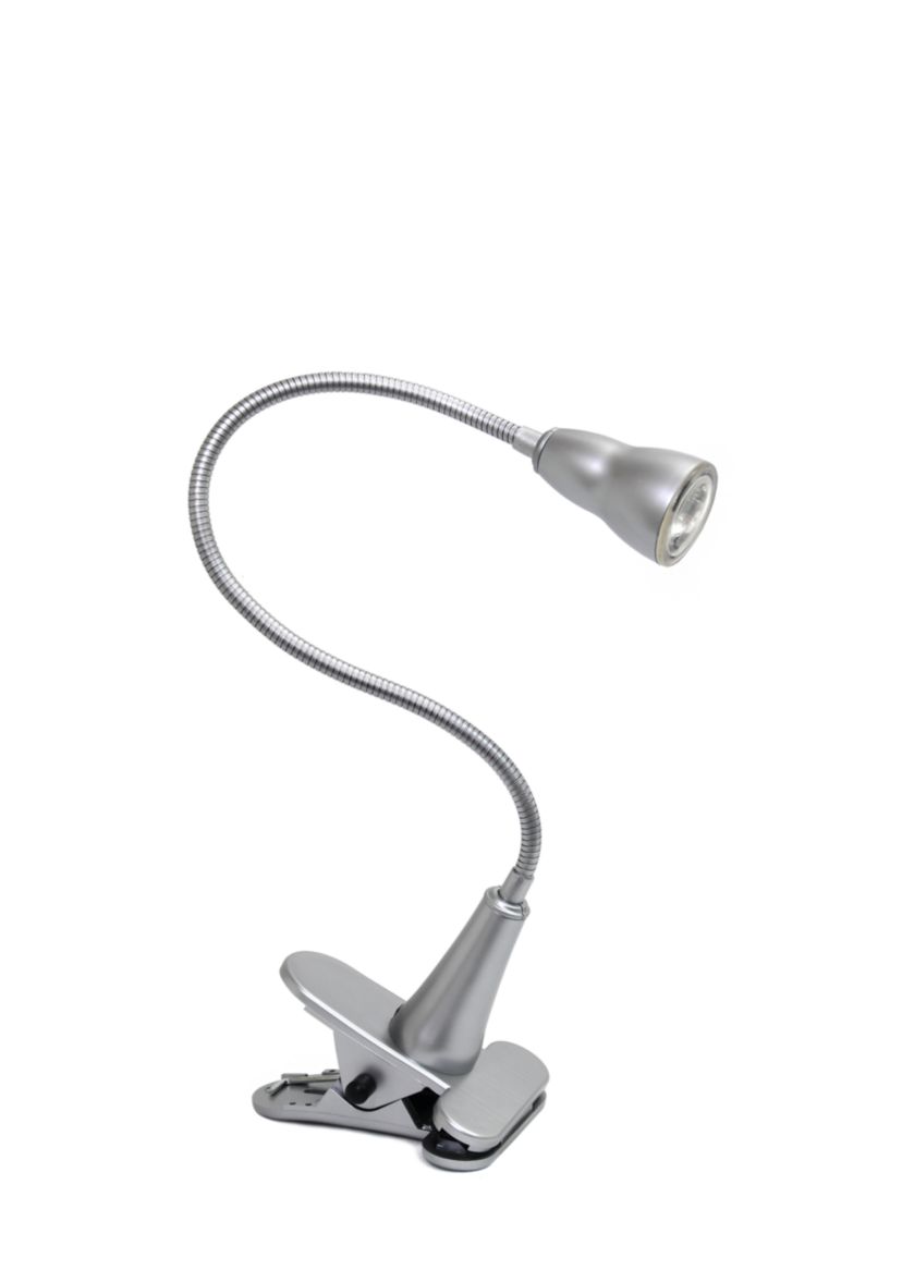 Gooseneck Black Clip Desk Lamp 