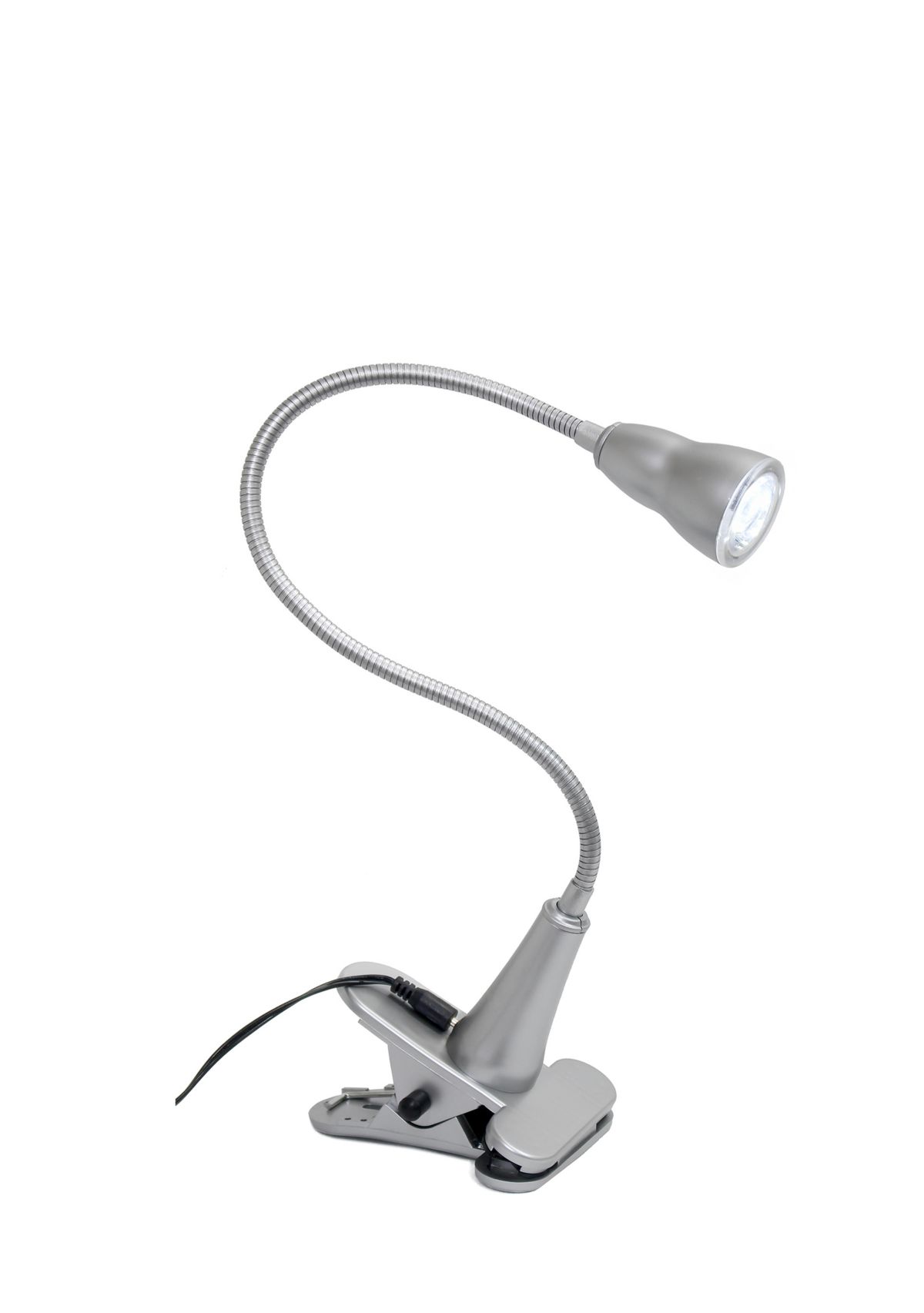 Gooseneck Black Clip Desk Lamp 