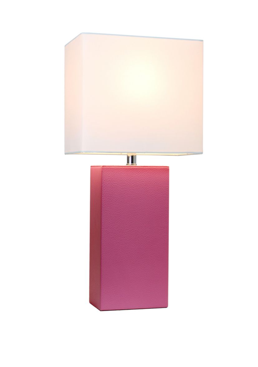 Modern Leather Table Lamp