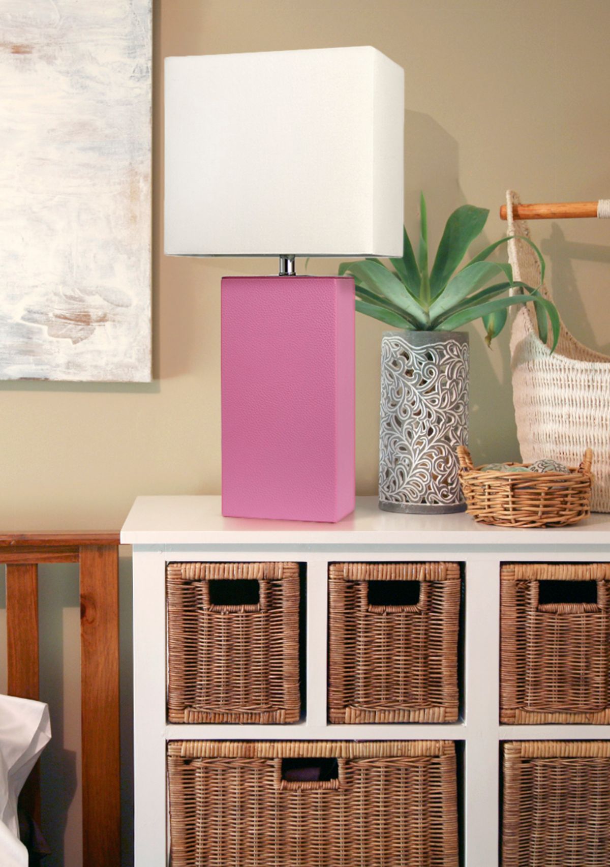 Modern Leather Table Lamp