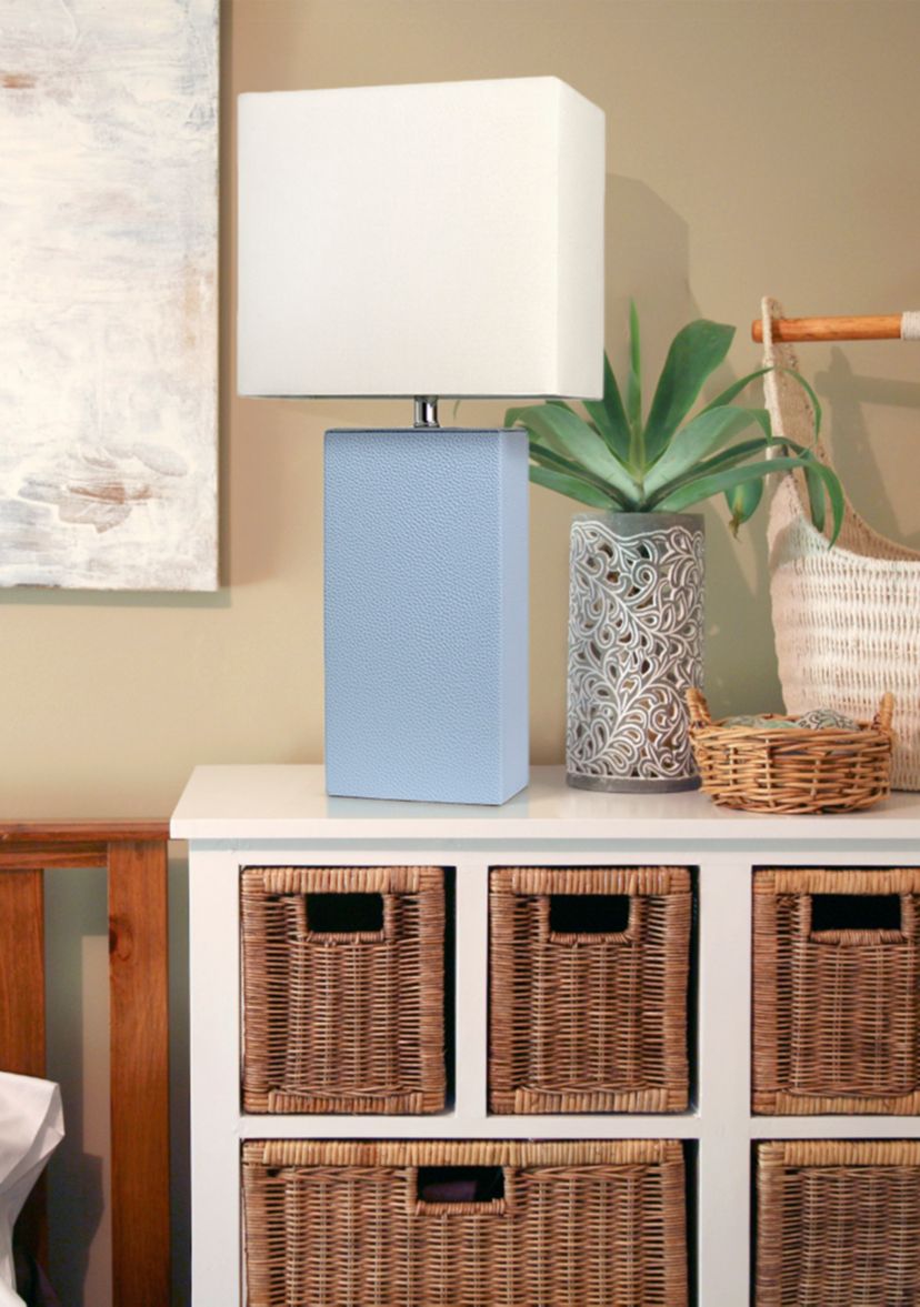 Modern Leather Table Lamp