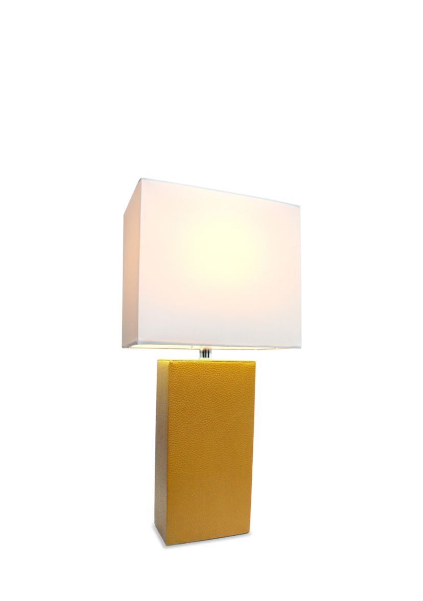 Modern Leather Table Lamp