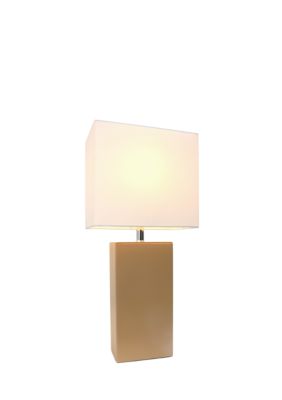 Modern Leather Table Lamp