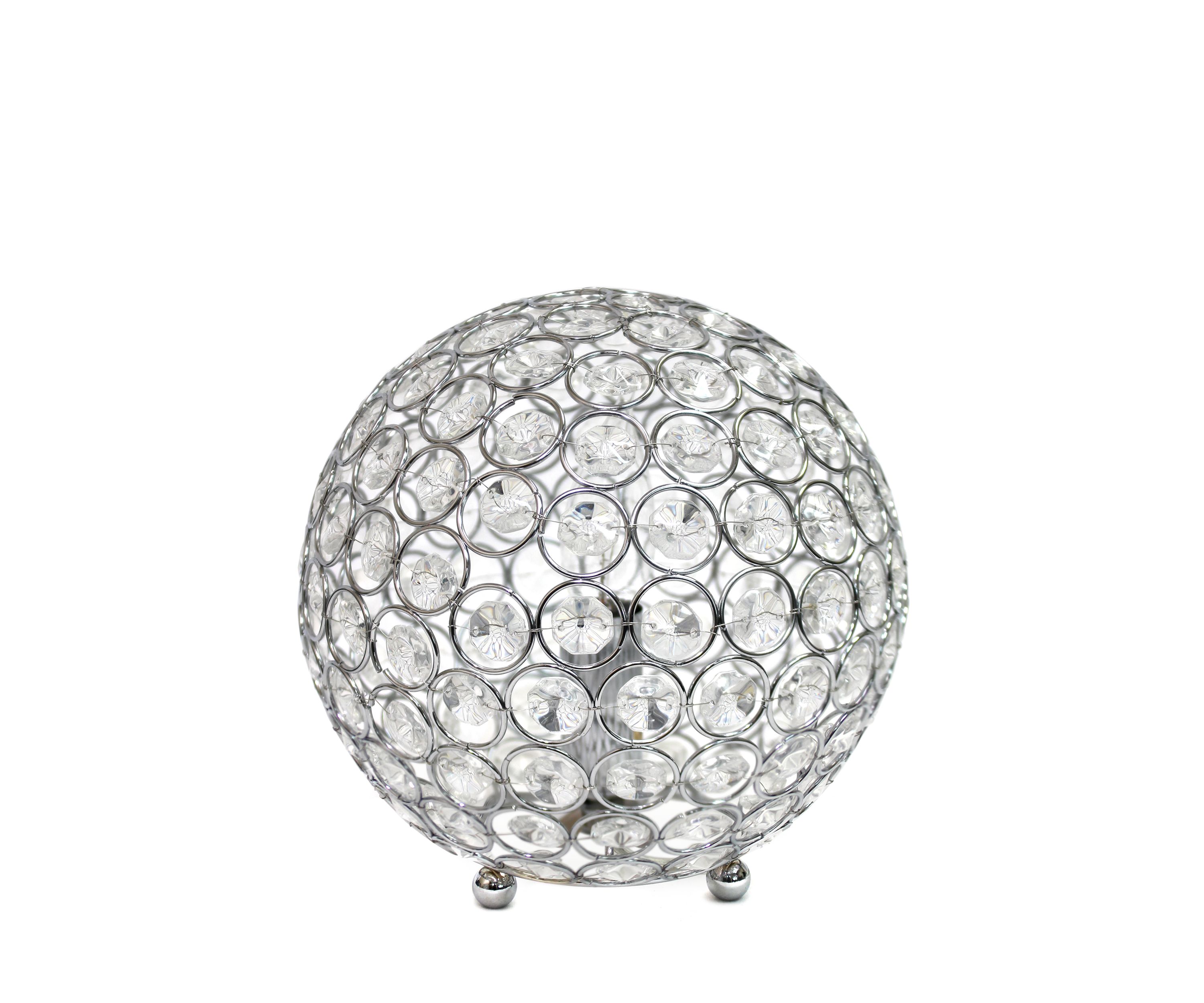 Crystal Ball Sequin Table Lamp