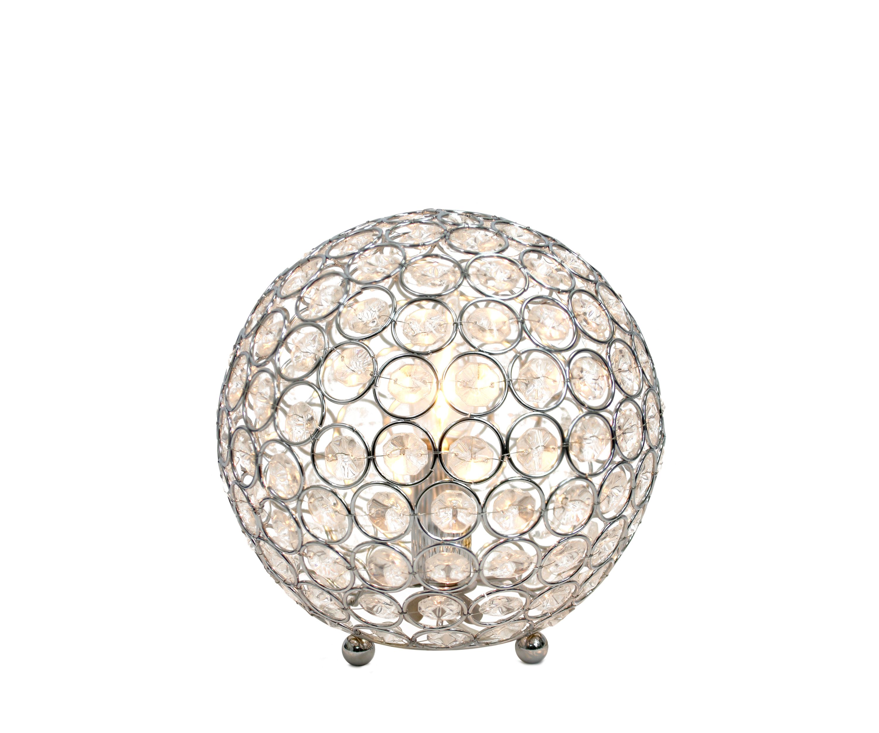 Crystal Ball Sequin Table Lamp