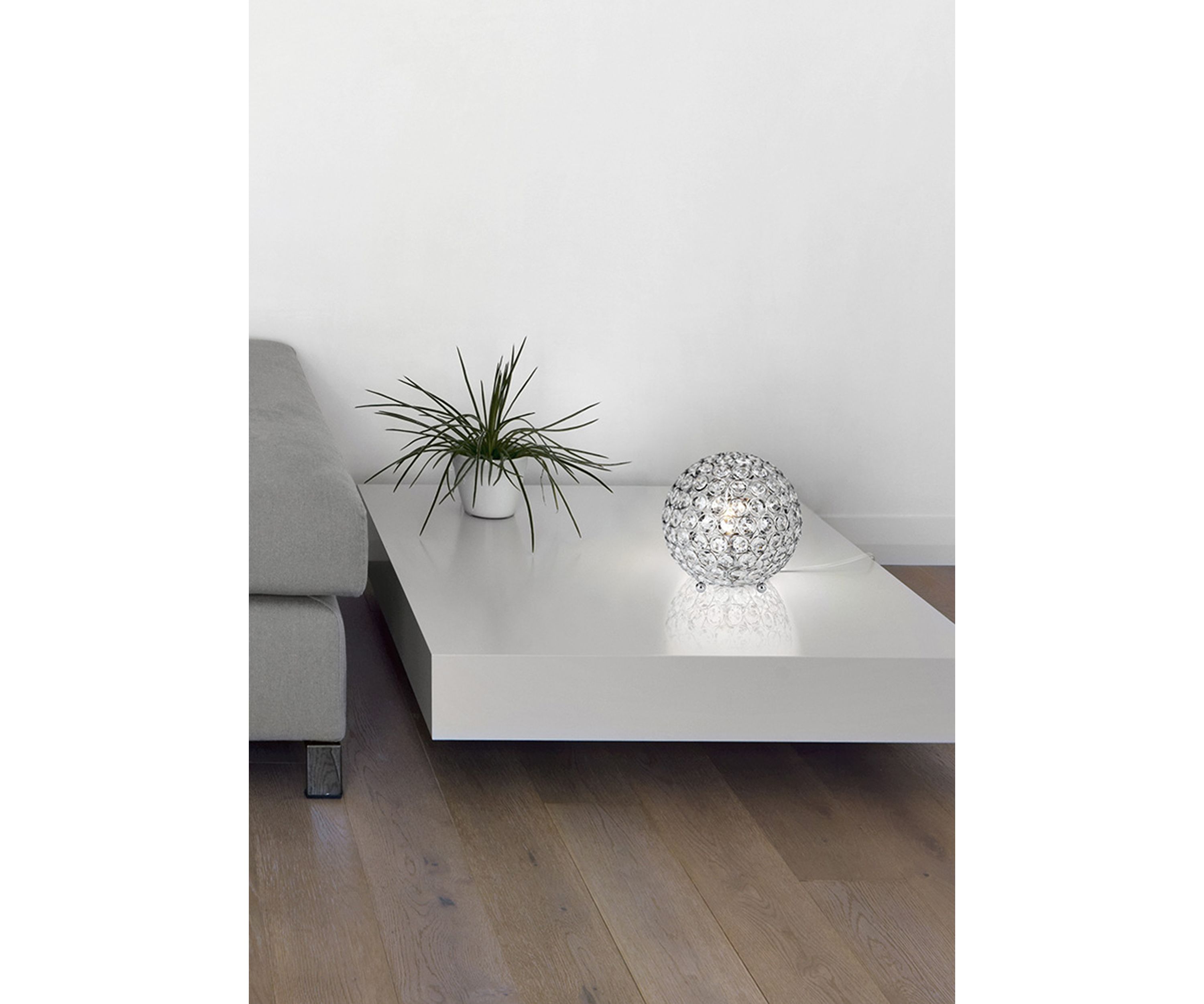 Crystal Ball Sequin Table Lamp