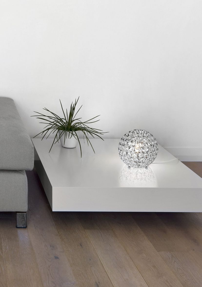 Crystal Ball Sequin Table Lamp