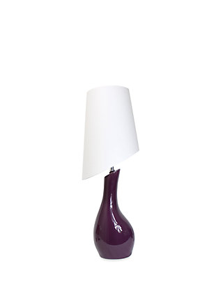 Rages Tall Curved Ceramic Table Lamp, All The Rages Modern Table Lamp