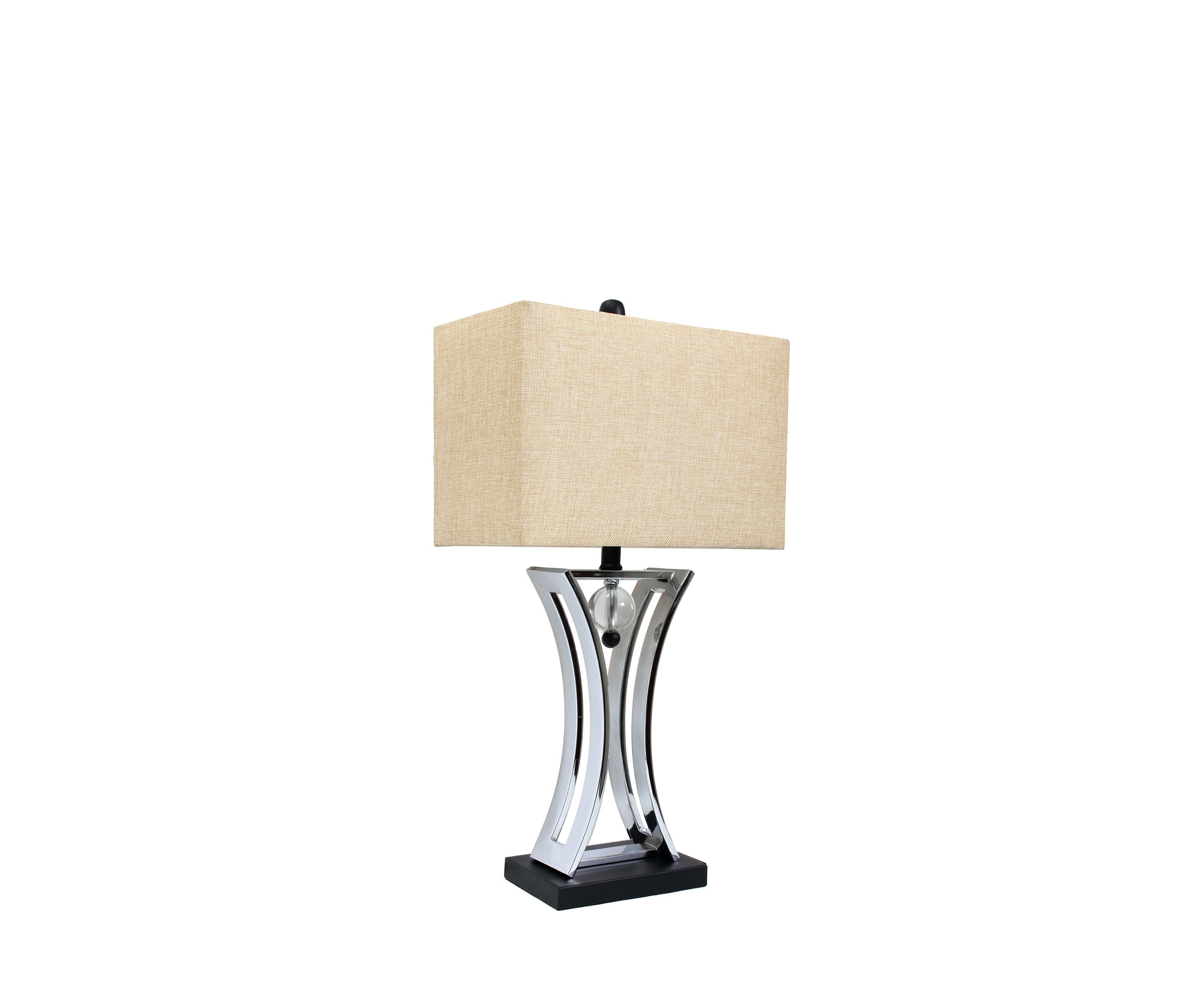Satin Nickel Regency Executive Business Table Lamp