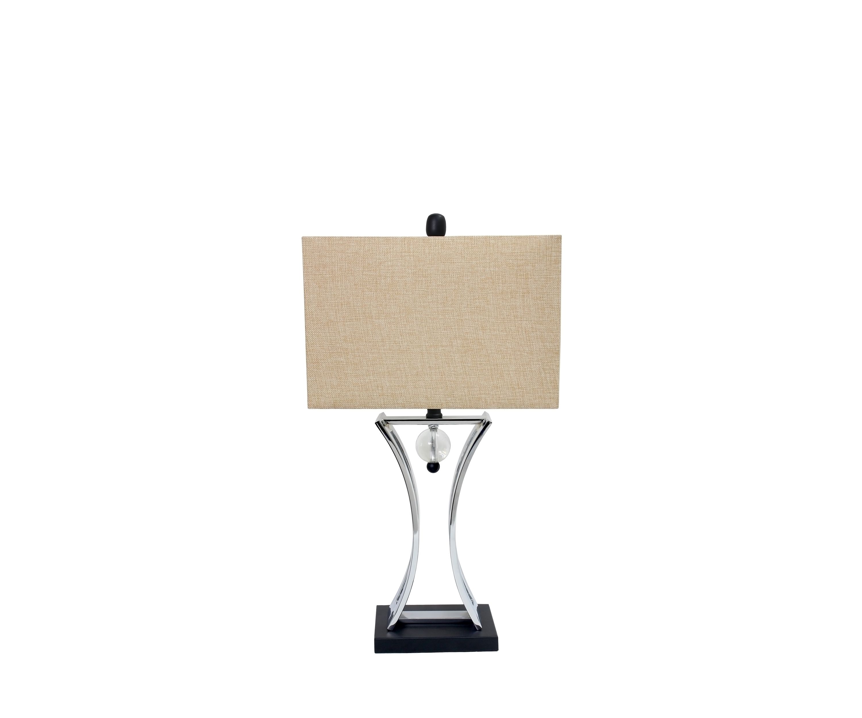 Satin Nickel Regency Executive Business Table Lamp