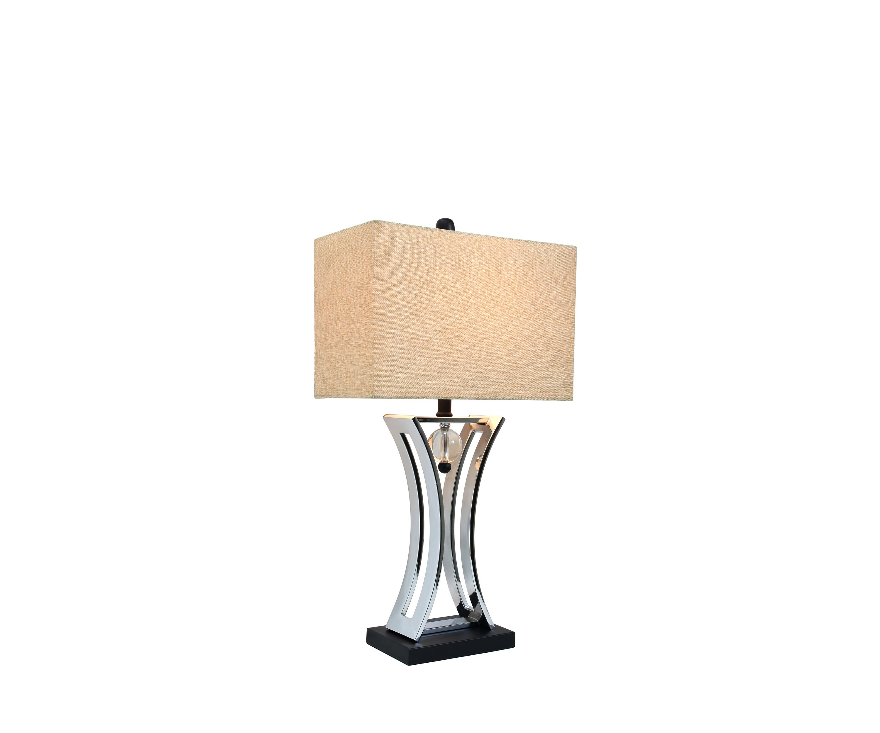 Satin Nickel Regency Executive Business Table Lamp